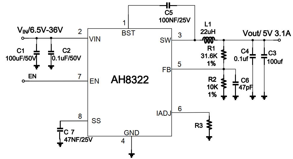 12v轉(zhuǎn)變5v3A電源模塊_12v轉(zhuǎn)5v